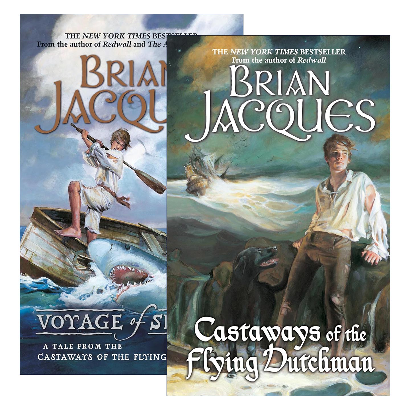 英文原版 Castaways of the Flying Dutchman 凶船上的生灵系列2册 奇幻小说 红城王国系列作者布里安·雅克 英文版 进口原版书籍