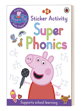 英文原版 Peppa Pig: Super Phonics 小猪佩奇 超级语音贴纸书 英文版 进口英语原版书籍