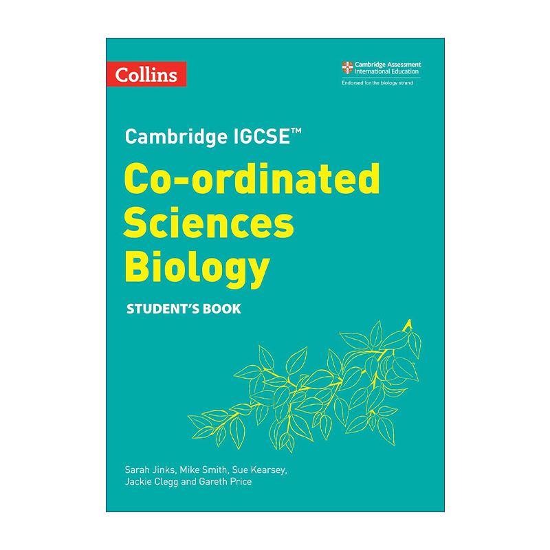 英文原版 Collins Cambridge IGCSE Co-ordinated Sciences Biology Student's Book 柯林斯剑桥国际初中协调科学生物学生用书 第