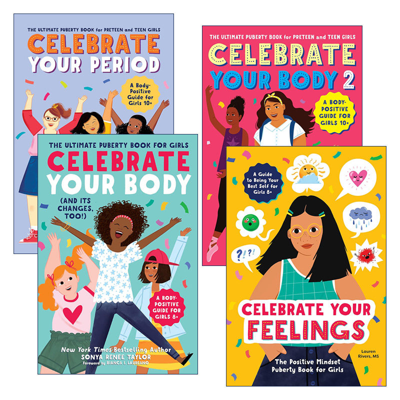 英文原版 Celebrate You 女孩的青春期指南4册 英文版 进口英语原版书籍