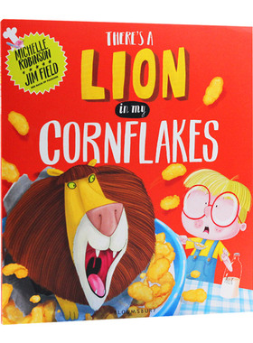玉米片上的狮子 英文原版 There's a Lion in My Cornflakes 英文版儿童英语图画书 亲子故事绘本 Michelle Robinson 进口原版书籍
