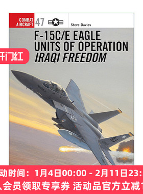 英文原版 F-15C/E Eagle Units of operation Iraqi Freedom 美国空军F-15C鹰式战斗机 航空史上的战斗机系列 进口英语原版书籍