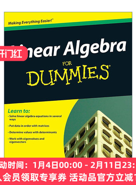 英文原版 Linear Algebra for Dummies 线性代数达人迷 英文版 进口英语原版书籍