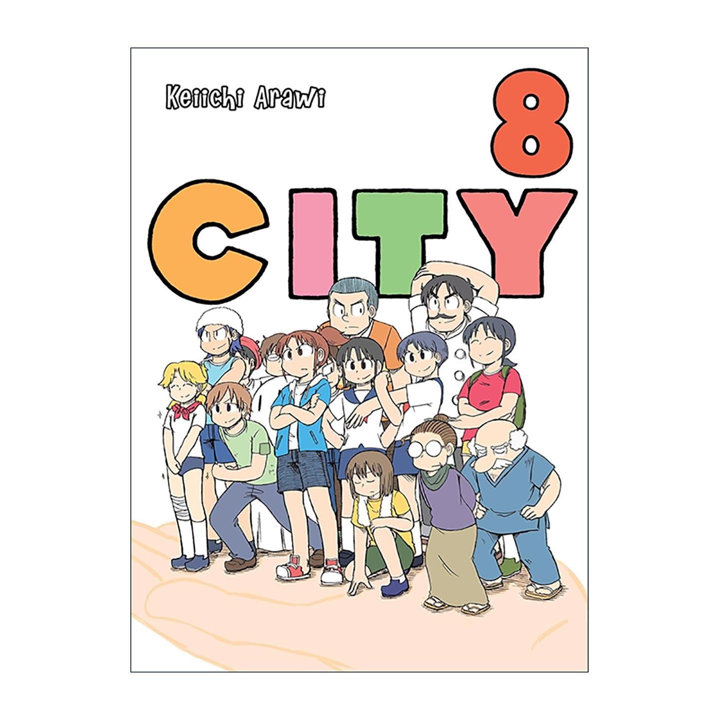 英文原版 City 08 城 卷八 搞笑漫画 日常作者Keiichi Arawi新井圭一 英文版 进口英语原版书籍