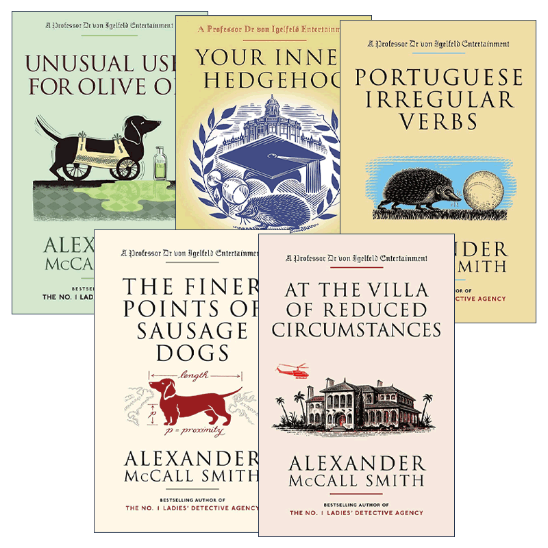 英文原版 Professor Dr Von Igelfeld Entertainment 冯 伊格费尔德教授轶事系列5册 Alexander McCall Smith 英文版 进口英语书籍