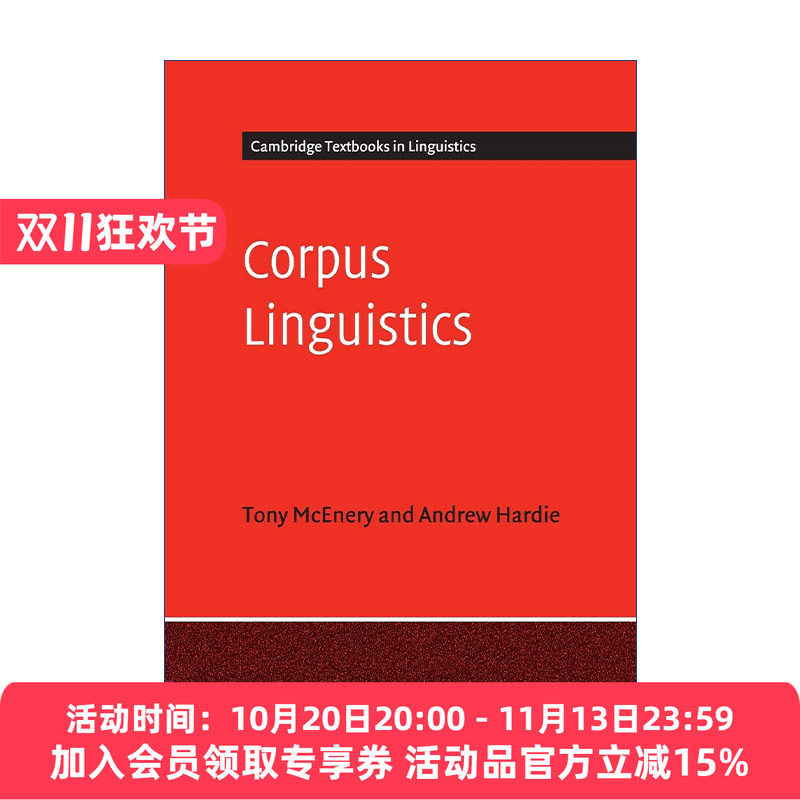 语料库语言学 英文原版 Corpus Linguistics 方法、理论与实践 托尼·麦克内里 剑桥语言学文本系列 英文版 进口英语原版书籍