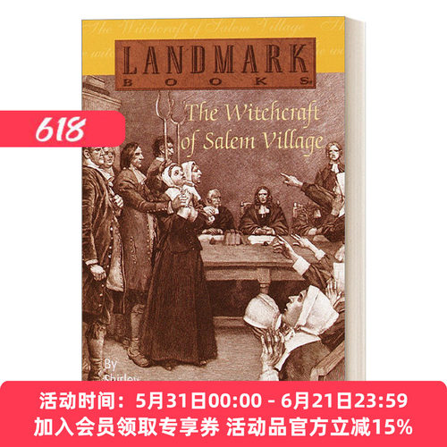 萨勒姆村的巫术 英文原版 The Witchcraft of Salem Village 里程碑系列 Landmark Books 英文版 进口英语原版书籍