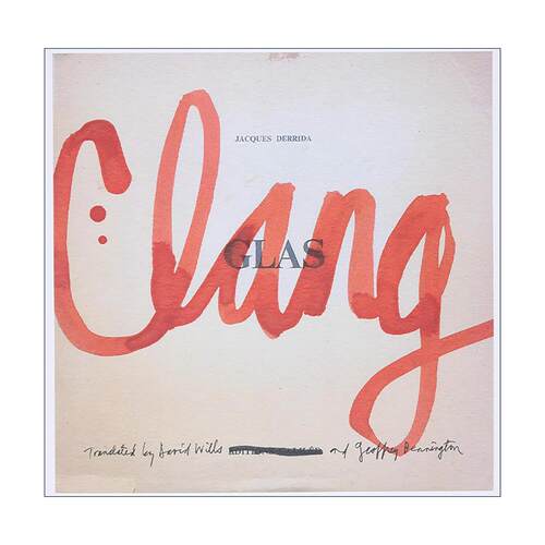 英文原版 Clang 铿锵 雅克?德里达文集 声音 噪音 语言与存在 英文版 进口英语原版书籍