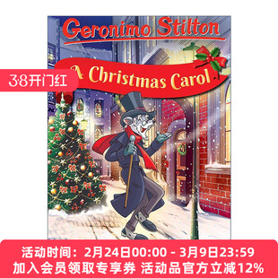 英文原版 A Christmas Carol 圣诞颂歌 精装 老鼠记者经典故事 英文版 进口英语原版书籍