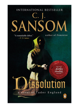 都铎疑云 英文原版小说 Dissolution Matthew Shardlake Mysteries 01 卷一 圣堂之变 C. J. Sansom 英文版 进口英语原版书籍