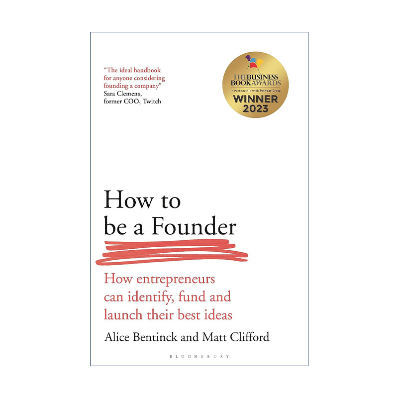 英文原版 How to Be a Founder 创始人眼光 企业家如何识别 投资和推出他们的想法 英文版 进口英语原版书籍