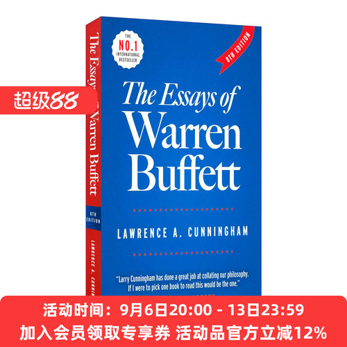巴菲特致股东的信 英文原版 The Essays of Warren Buffett 英文版 进口英语原版书籍