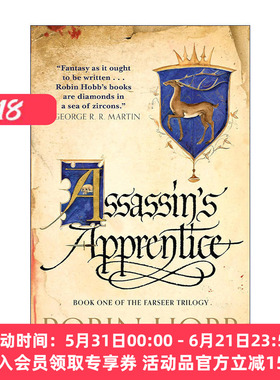 英文原版 Assassin's Apprentice The Farseer Trilogy 01 刺客正传I 刺客学徒 新版 Robin Hobb 英文版 进口英语原版书籍
