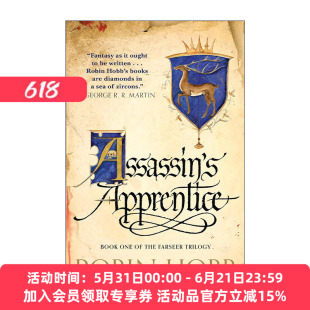 英文原版 Assassin's Apprentice The Farseer Trilogy 01 刺客正传I 刺客学徒 新版 Robin Hobb 英文版 进口英语原版书籍