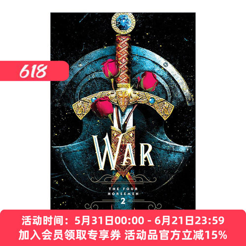 英文原版 War The Four Horsemen 02 战争 四骑士系列2 奇幻小说 Laura Thalassa 英文版 进口英语原版书籍