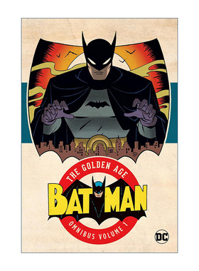 英文原版 Batman the Golden Age Omnibus Vol. 1 2023 Edition 蝙蝠侠 黄金时代 精选集 卷一 2023新版 精装 Bob Kane 进口书籍