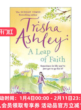 英文原版 A Leap of Faith 信仰之跃 Trisha Ashley 畅销浪漫爱情小说 英文版 进口英语原版书籍