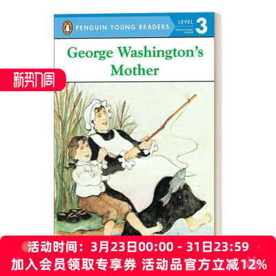 英文原版 George Washington's Mother - Penguin Young Readers  Level 3 乔治·华盛顿的母亲 企鹅青少分级阅读3级 英文版 进口