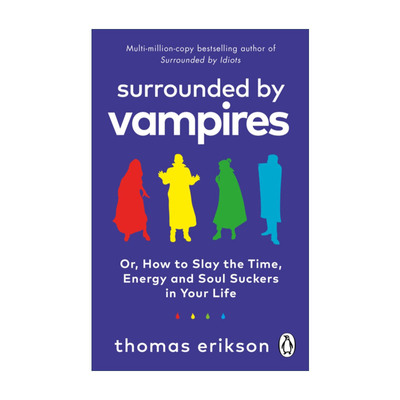 英文原版 Surrounded by Vampires 远离盗你能量之人 托马斯.埃里克森 新作 英文版 进口英语原版书籍