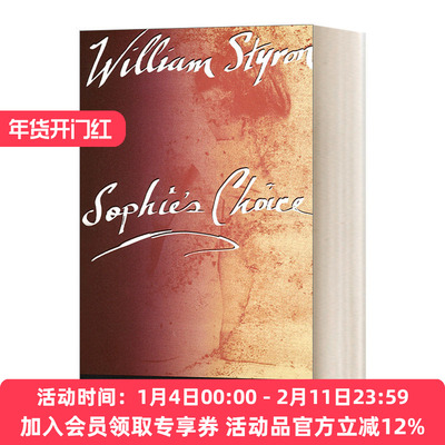 英文原版小说 Sophie's Choice A Novel Vintage International 苏菲的选择 普利策奖获得者William Styron威廉·斯泰伦 进口书籍