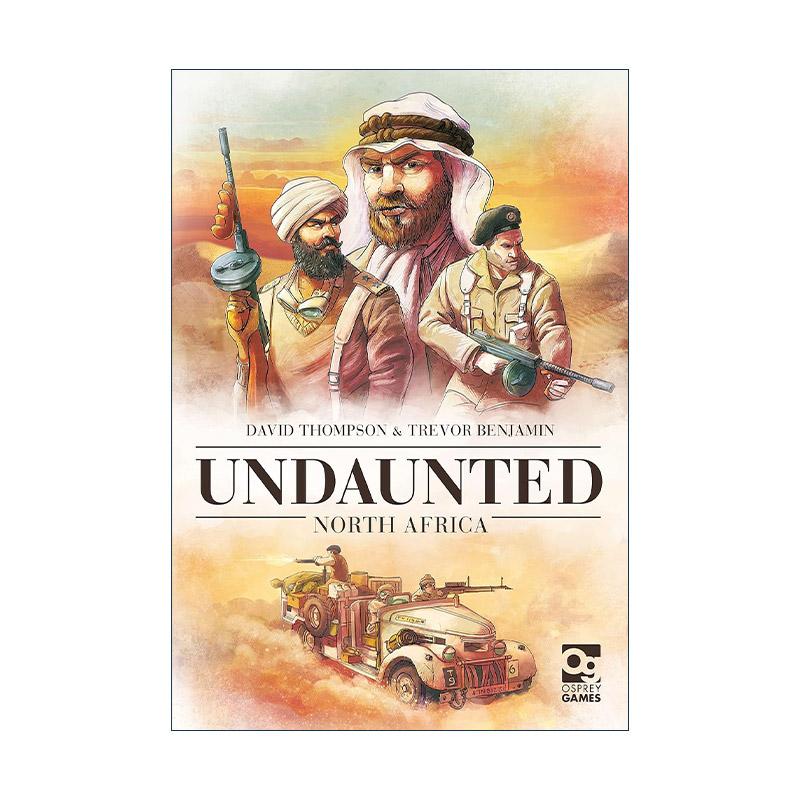 英文原版 Undaunted North Africa 无畏战场 北非 Osprey双人桌游战争兵棋 英文版 进口英语原版书籍
