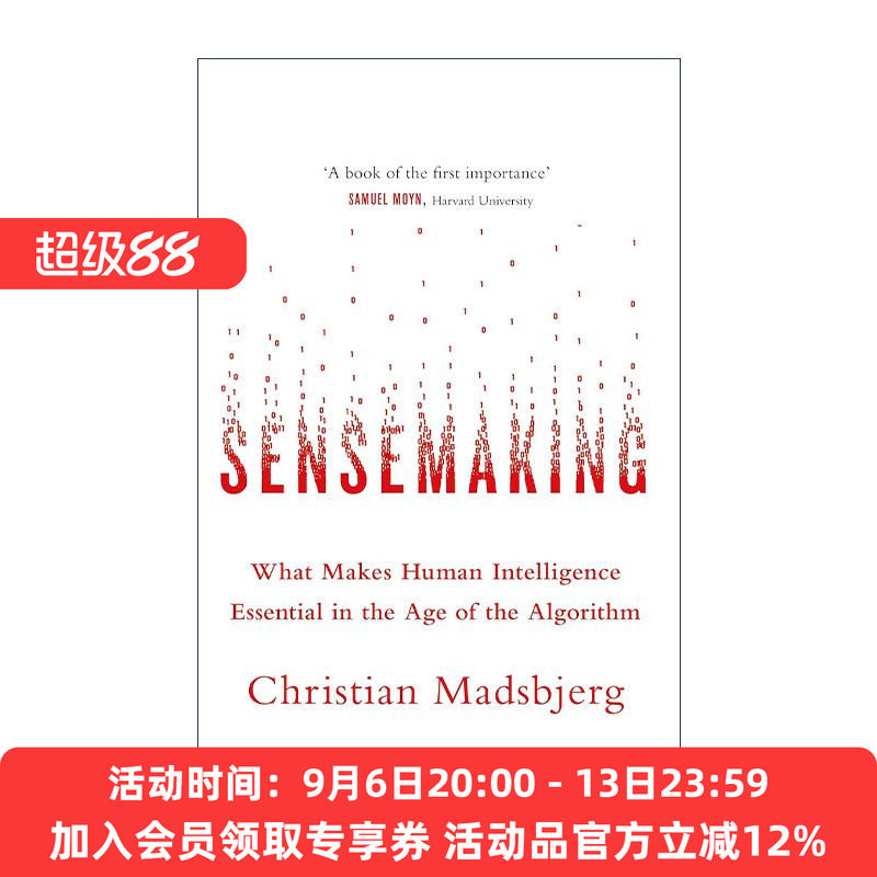 英文原版 Sensemaking 意会 算法时代的人文力量 英文版 进口英语原版书籍