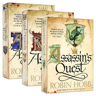 刺客正传3册 英文原版小说 The Farseer Trilogy 罗宾·霍布 刺客学徒 皇家刺客 刺客任务 英文版 进口英语原版书籍