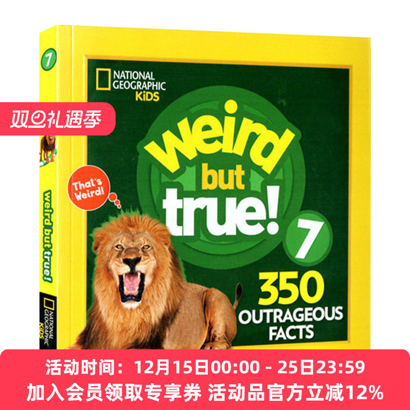 英文原版 Weird But True 7: Expanded Edition 真的好奇怪7 英文版