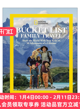 英文原版 National Geographic Bucket List Family Travel 国家地理家庭旅游清单 亲子旅行指南 精装 Jessica Gee 进口英语书籍