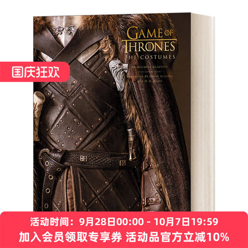 权力的游戏 英文原版 Game of Thrones The Official Costume Design Book of1-8 美剧八季服装服饰艺术画册 英文版 进口英语书籍