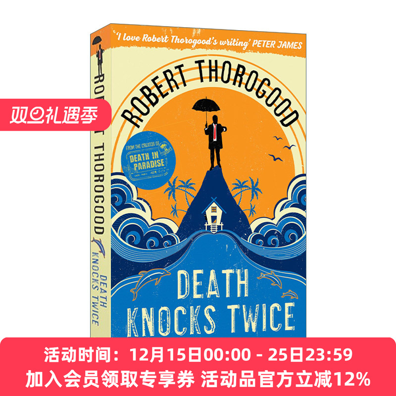 英文原版 A Death In Paradise Mystery 3 Death Knocks Twice 天堂岛疑云3 英国古典推理剧集番外小说  进口英语原版书籍