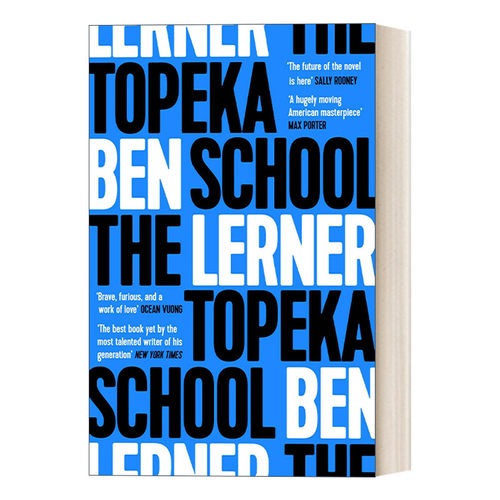 英文原版 The Topeka School 托皮卡学校 本·勒纳的自传体三部曲 英文版 进口英语原版书籍