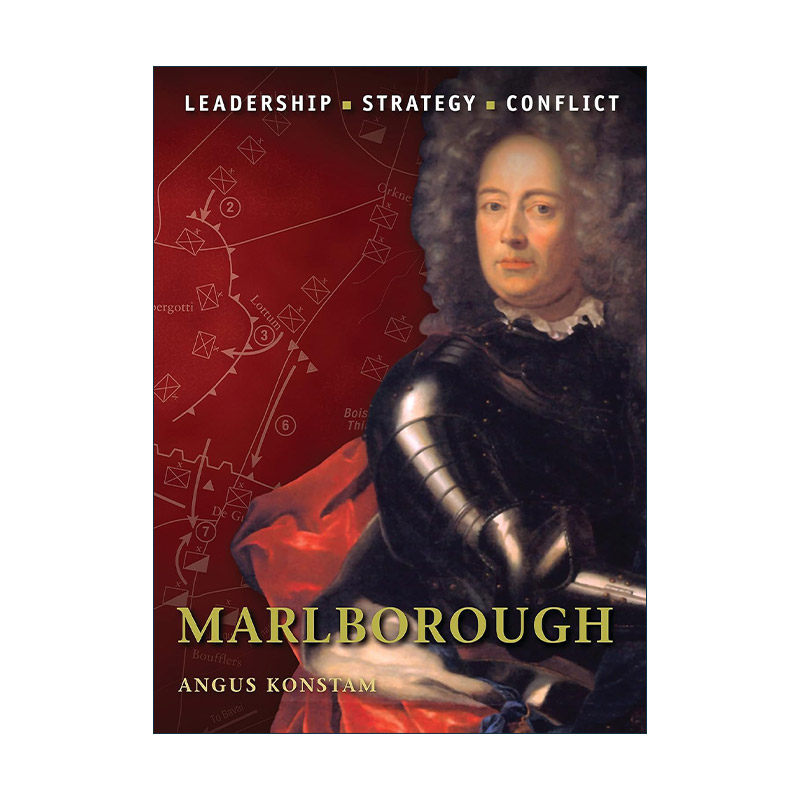 英文原版 Marlborough 历史上著名的指挥官系列 第一代马尔博罗公爵约翰·丘吉尔 插图历史 英文版 进口英语原版书籍