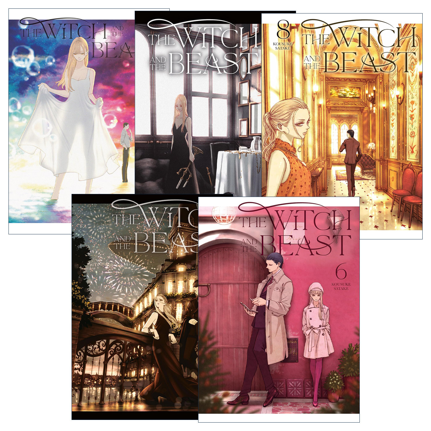 英文原版 The Witch and the Beast 魔女与野兽6-10册 同名动漫漫画 佐竹幸典 讲谈社 英文版 进口英语原版书籍