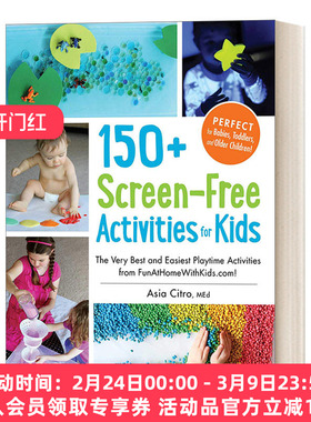 英文原版 150+ Screen-Free Activities for Kids  儿童手工游戏设计 英文版 进口英语原版书籍
