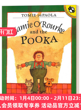 英文原版绘本 Jamie O'Rourke and the Pooka 杰米和鬼精灵 儿童幽默绘本 凯迪克奖获得者Tomie Depaola 英文版 进口英语原版书籍