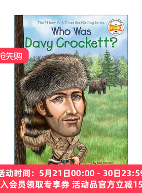 英文原版 Who Was Davy Crockett 谁是戴维·克罗克特 英文版 进口英语原版书籍