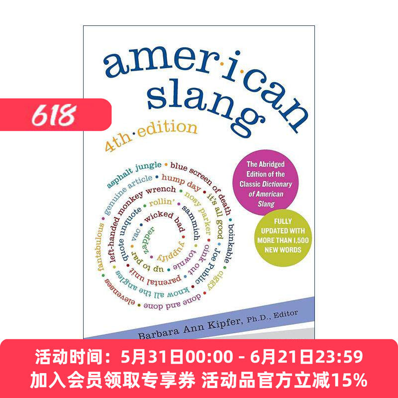 英文原版 American Slang 美国俚语 第4版 英文版 进口英语原版书籍