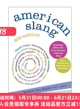 英文原版 American Slang 美国俚语 第4版 英文版 进口英语原版书籍