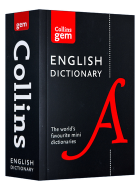 柯林斯英语词典 英文原版字典 Collins English Dictionary 进口原装正版辞典 柯林斯英英词典 袖珍迷你版 轻便 口袋词典 全英文版