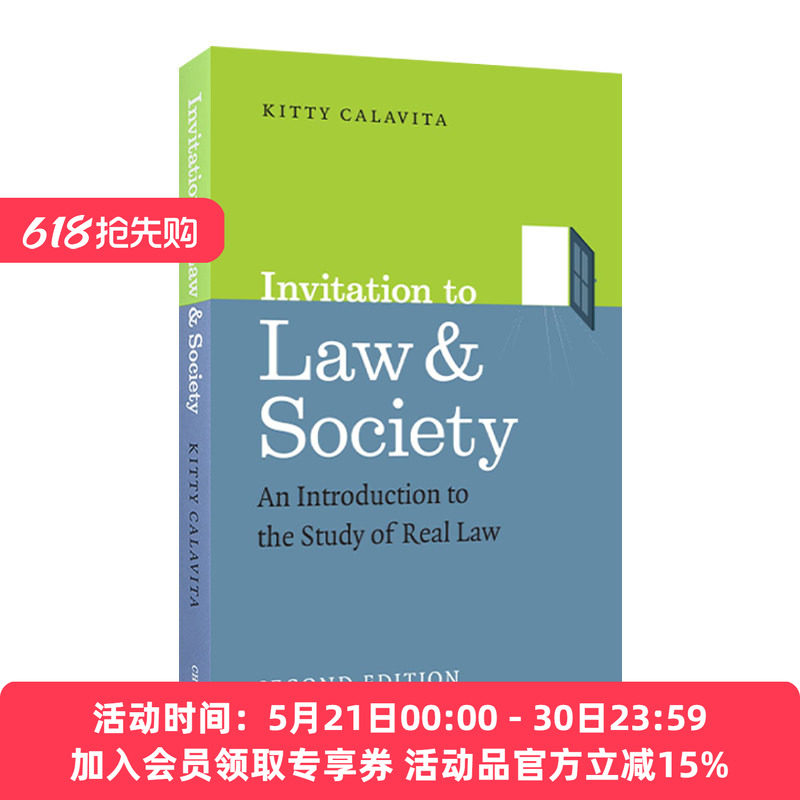 英文原版 Invitation to Law and Society 法律与社会邀请函，第二版 物法研究导论 社会学 Kitty Calavita 英文版 进口英语书籍