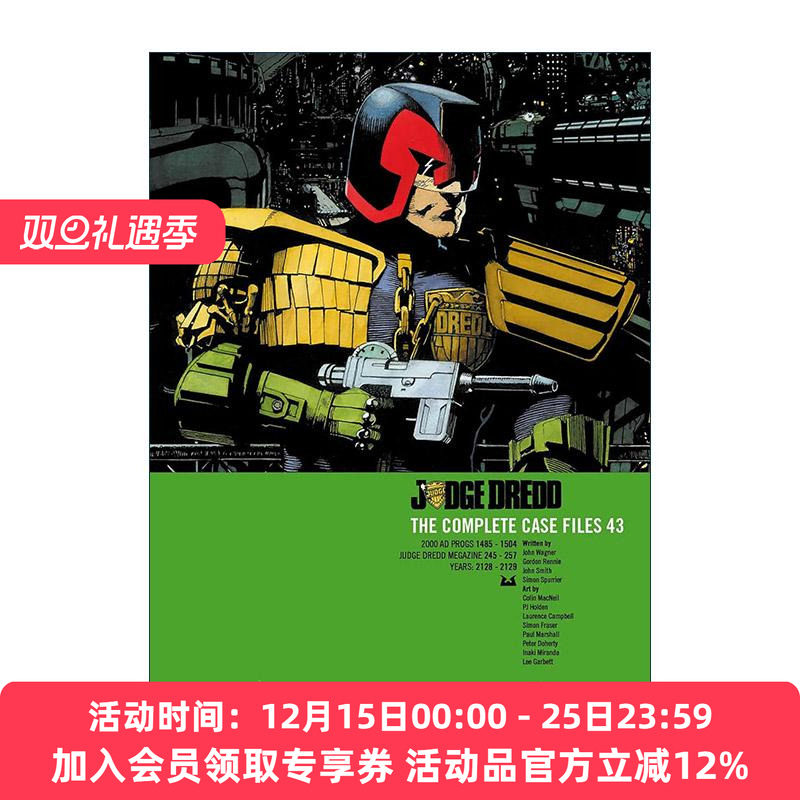 英文原版 Judge Dredd The Complete Case Files 43 特警判官 漫画合集43 英文版 进口英语原版书籍
