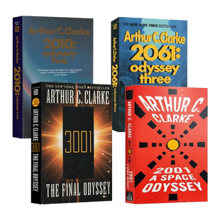 华研原版 英文原版 A Space Odyssey 阿瑟克拉克 太空漫游四部曲 科幻悬疑文学小说 四册 Arthur C Clarke 英文版 进口英语书籍