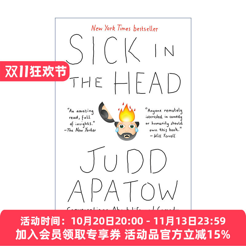脑子有病 英文原版 Sick in the Head 关于生活和喜剧的对话 Judd Apatow 英文版 进口英语原版书籍