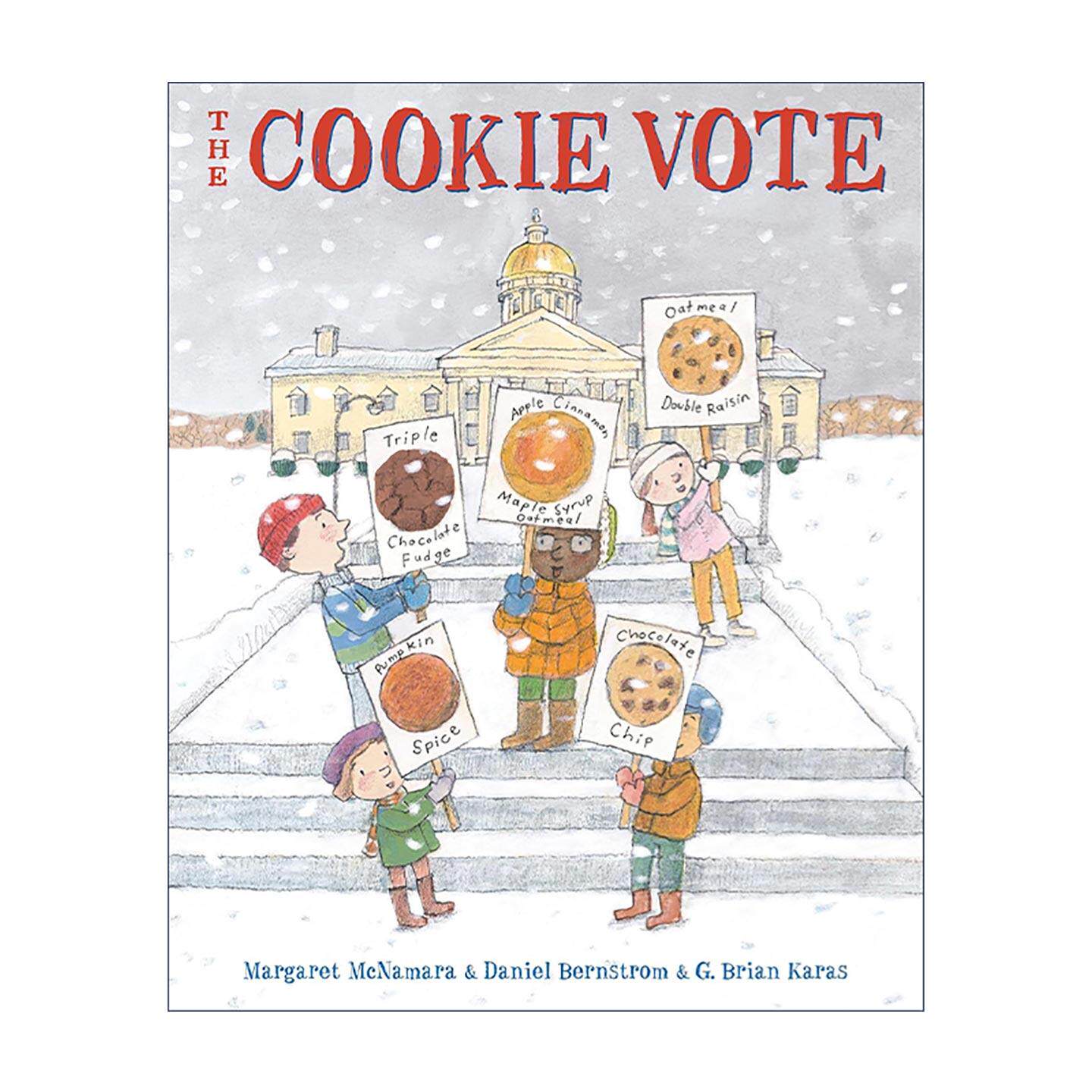 英文原版 The Cookie Vote Mr.Tiffin's Classroom Series蒂芬老师的课堂系列 饼干投票 儿童精装教育故事绘本 布莱恩&middot;卡拉斯插画