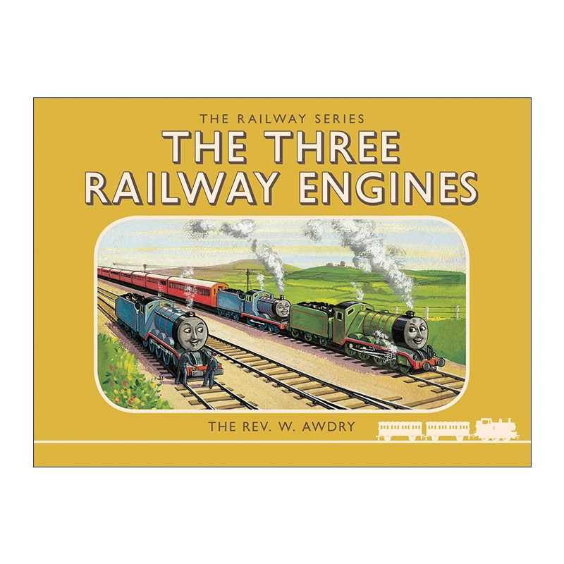 托马斯小火车精装绘本  英文原版 The Railway Series Three Engines 铁路系列 三个火车头 英文版 进口英语原版书籍
