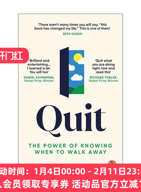 英文原版 Quit 知难而退 懂得适时退出的力量 安妮·杜克 世界扑克牌手教你学会放弃 英文版 进口英语原版书籍