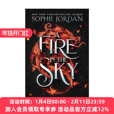 英文原版 A Fire in the Sky 天渊之火 Sophie Jordan 畅销奇幻浪漫小说 Enemies-to-lovers 英文版 进口英语原版书籍
