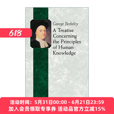 英文原版 A Treatise Concerning the Principles of Human Knowledge 人类知识原理 哲学  Berkeley 英文版 进口英语原版书籍