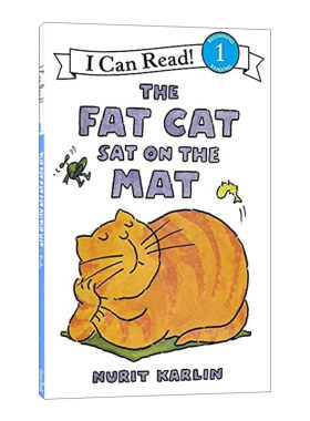 垫子上的大肥猫 英文原版 The Fat Cat Sat on the Mat I Can Read Level 1分级阅读自然拼读读物 英文版 进口英语原版书籍